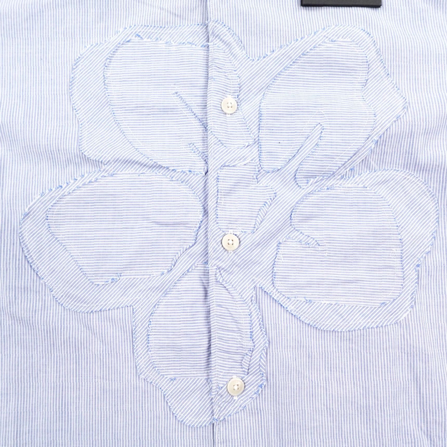 Ted Baker Ted Baker Shirt Mens 2XL Blue Striped Magnolia Floral Button Up NEW Size US XXL / EU 58 / 5 - 5 Thumbnail