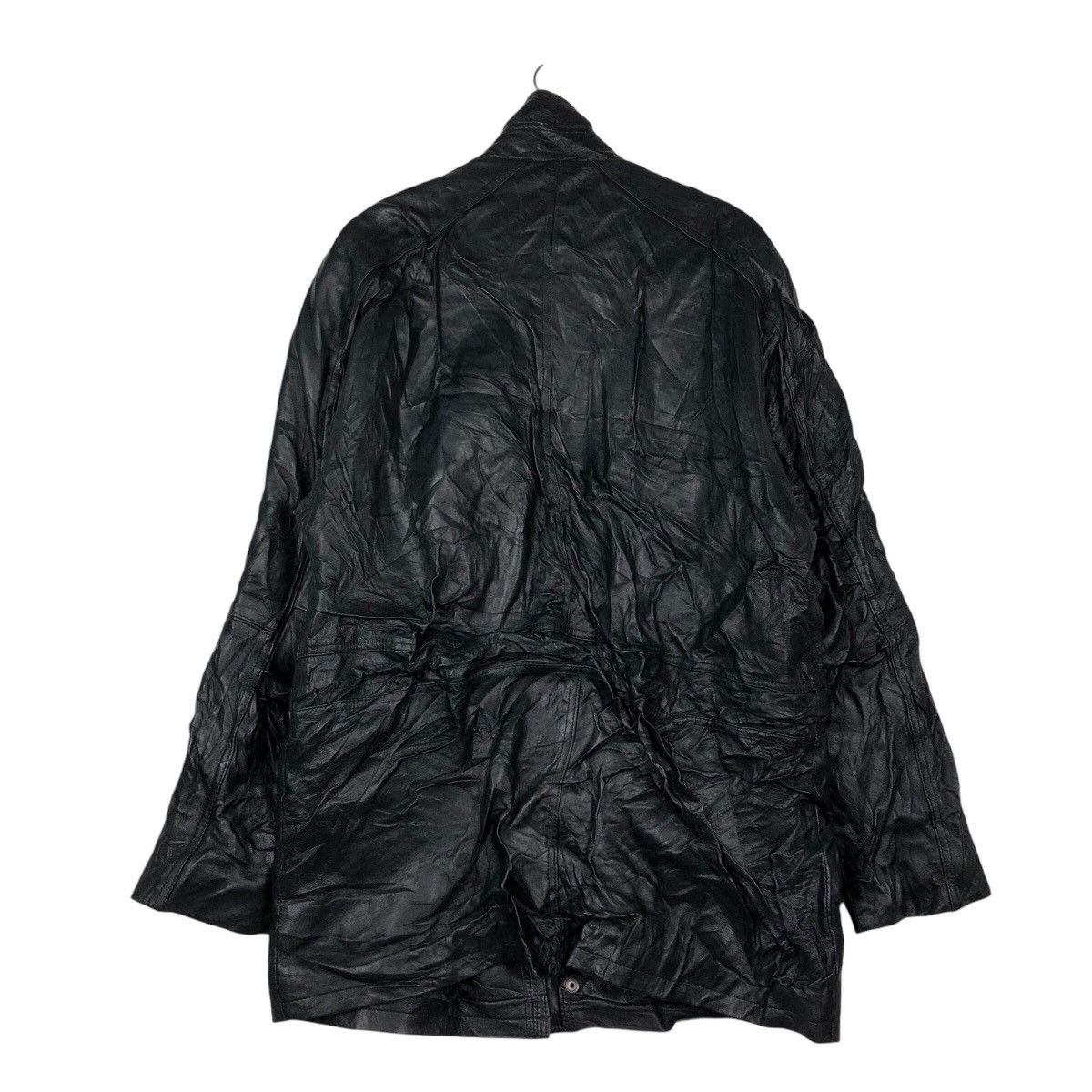 Japanese Brand 📌Vintage Biker Genuine Leather Jacket Vernon Issey Miyake Size US L / EU 52-54 / 3 - 9 Thumbnail