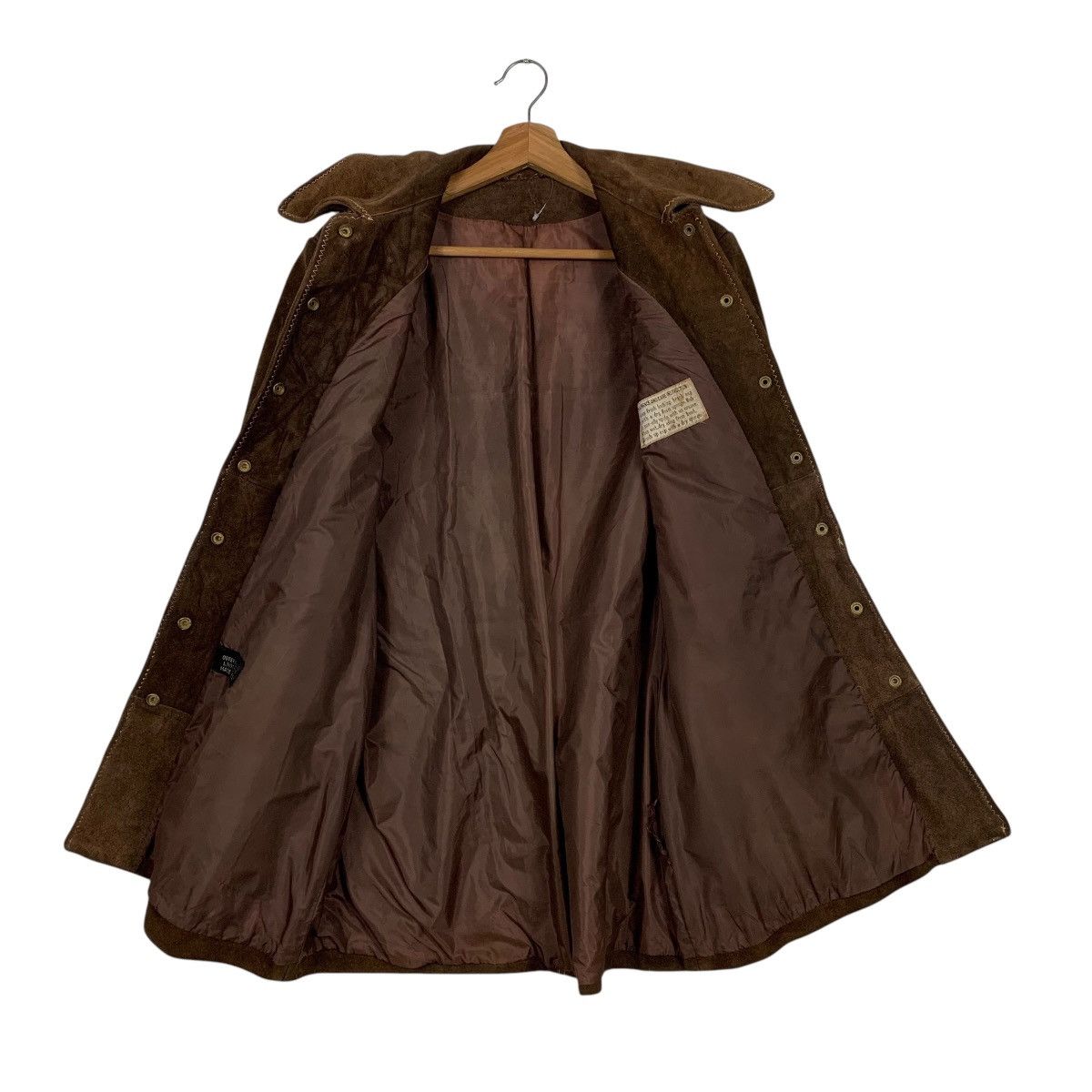 Japanese Brand Vintage Japanese Brand Leather Parka Jacket Size S / US 4 / IT 40 - 11 Thumbnail