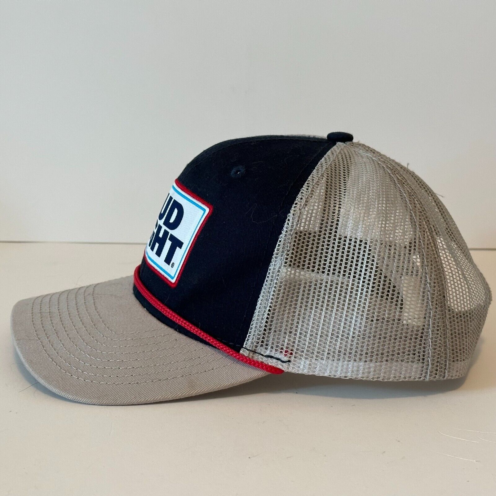 Budweiser BUD LIGHT/BUDWEISER Hat/Cap Blue, Silver,Red,Snap Back*CLEAN Size ONE SIZE - 2 Thumbnail