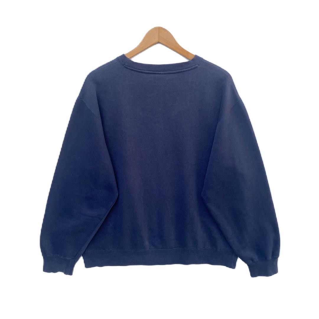 Stussy VINTAGE STUSSY GRAFFITI SWEATSHIRT MEDIUM LARGE DARK BLUE Size US M / EU 48-50 / 2 - 2 Thumbnail