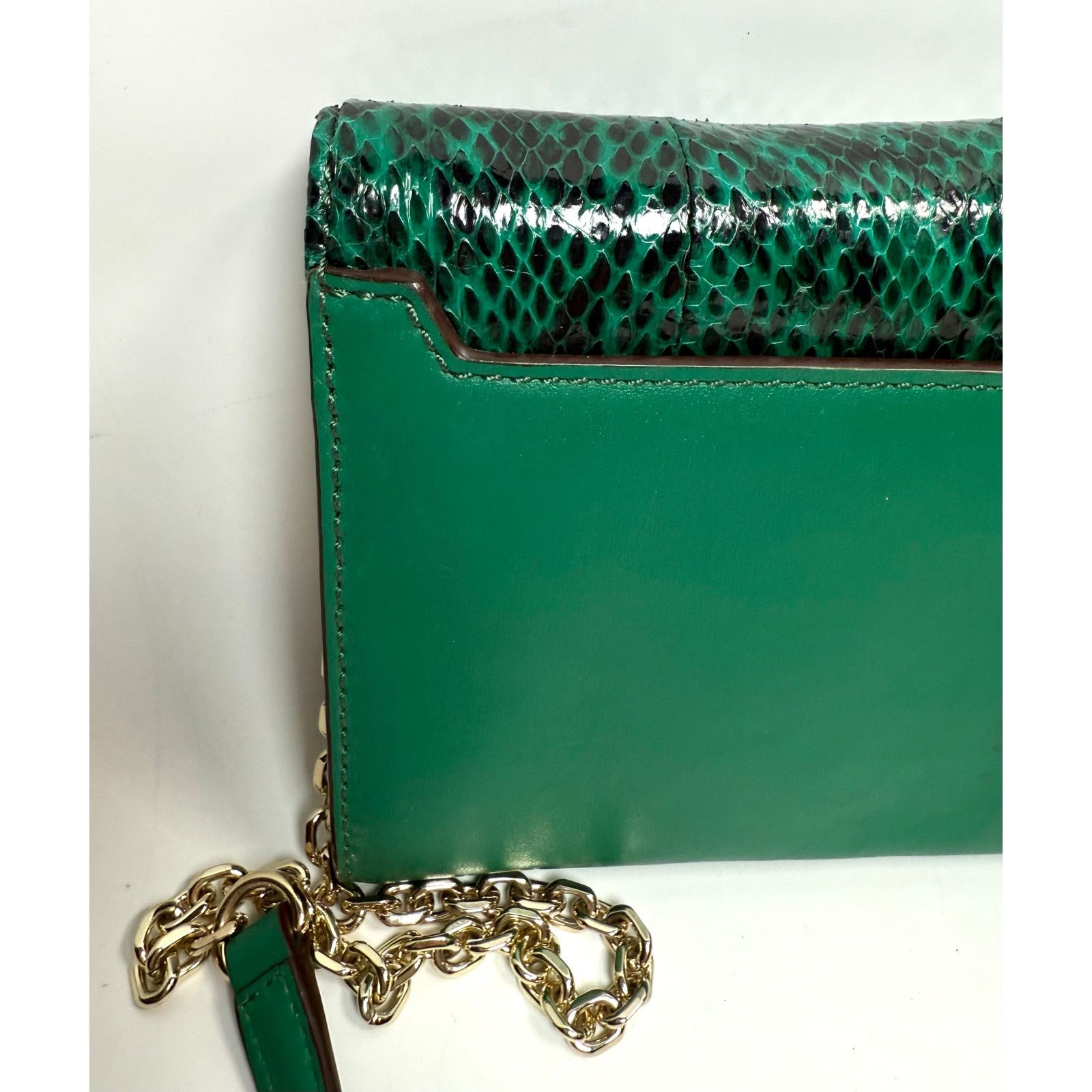 Diane von Furstenberg NWOT DVF Diane Von Furstenberg After 6 Club Snake Clutch Size ONE SIZE - 4 Thumbnail