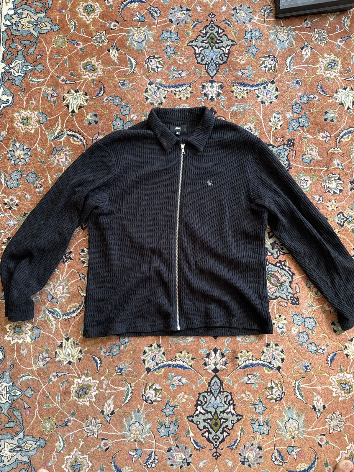 Stussy Stussy Big Thermal Zip Shirt | Grailed