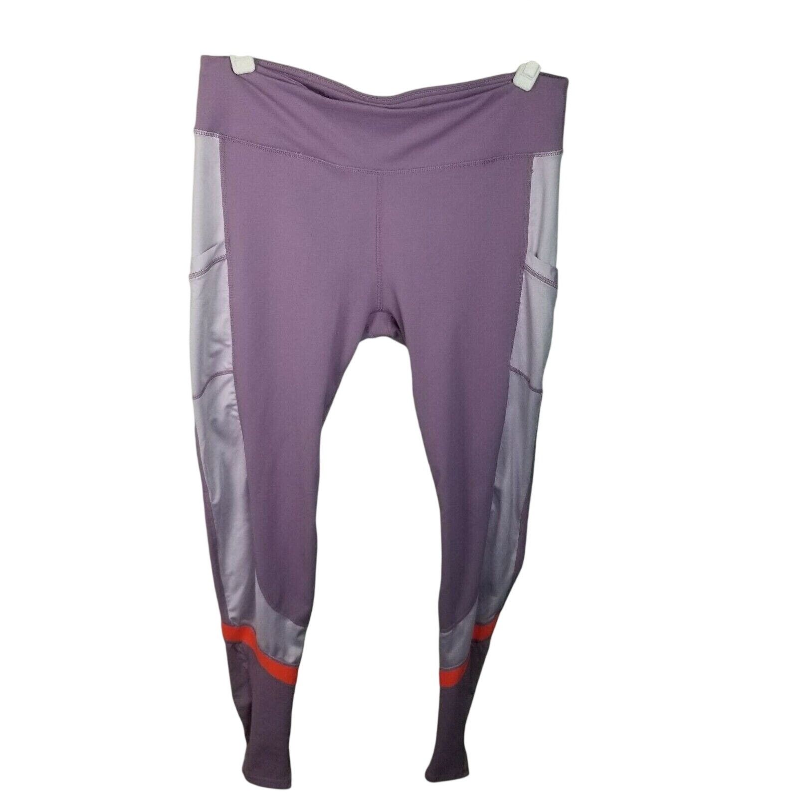 Fabletics Fabletics Womens Mid Rise Mesh Powerhold Leggings Size L Gym Size 32" / US 10 / IT 46 - 2 Thumbnail