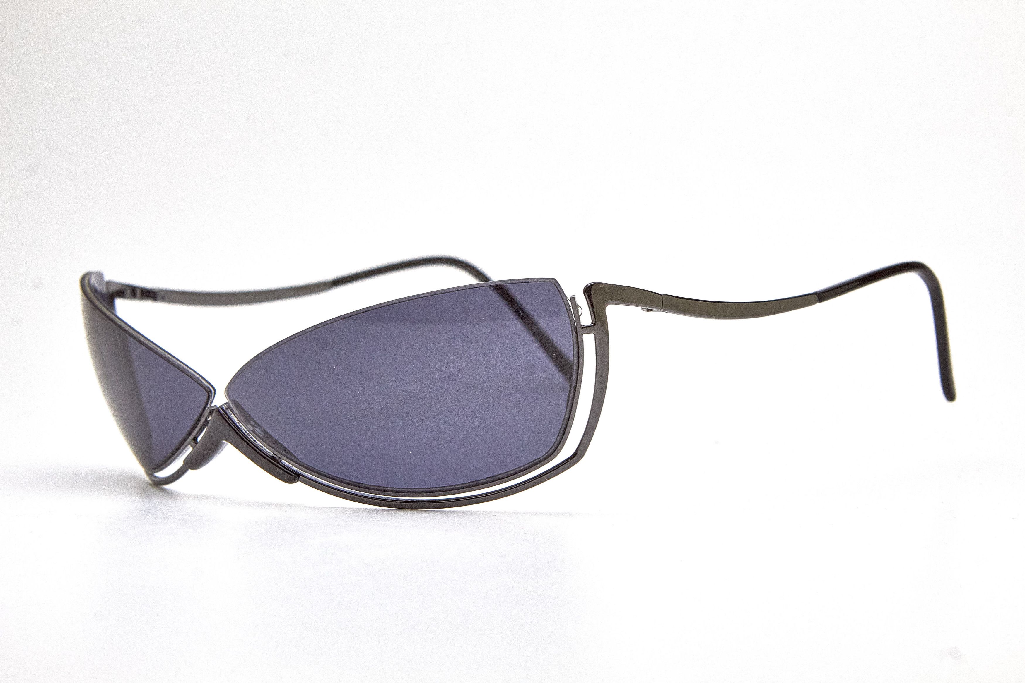 Vintage Niobe – Matrix Movie Wrap Specs 2000s Futurist Rare Size ONE SIZE - 3 Thumbnail