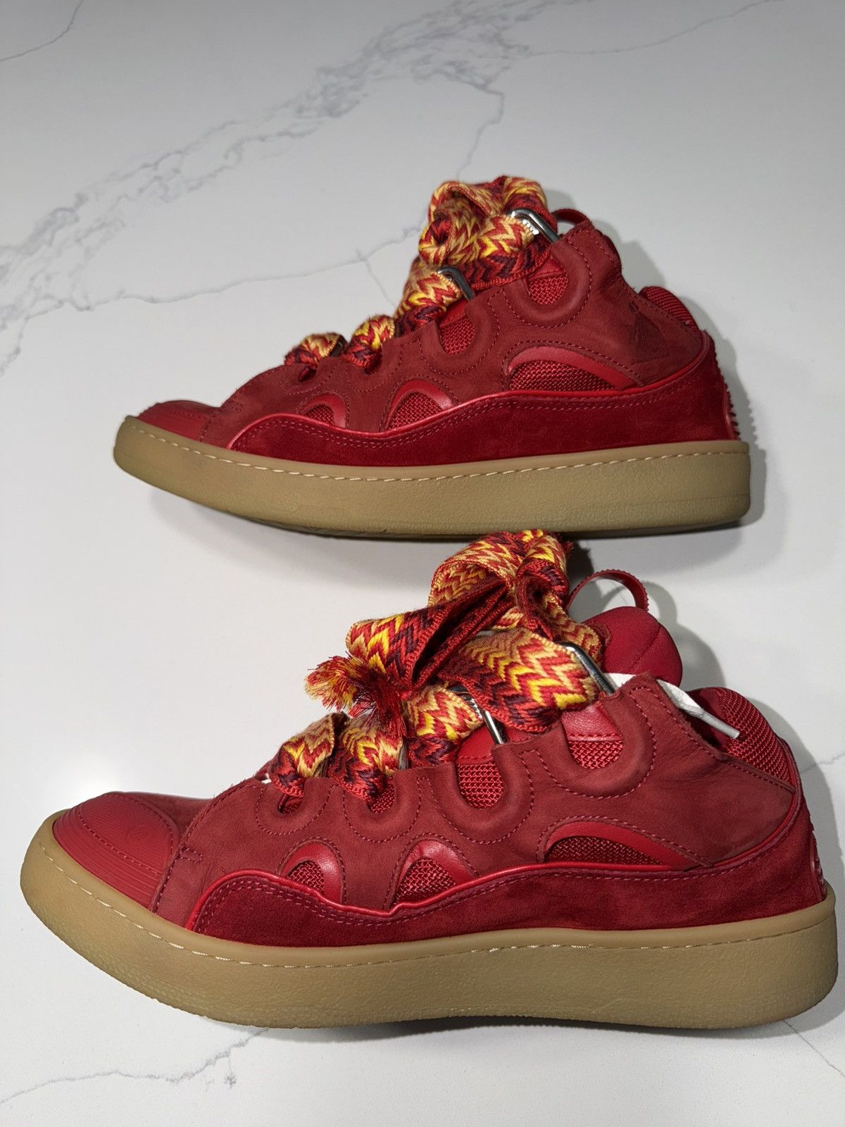 Lanvin LANVIN CURB’ ‘POPPY RED GUM’ Size US 10.5 / EU 43-44 - 3 Thumbnail