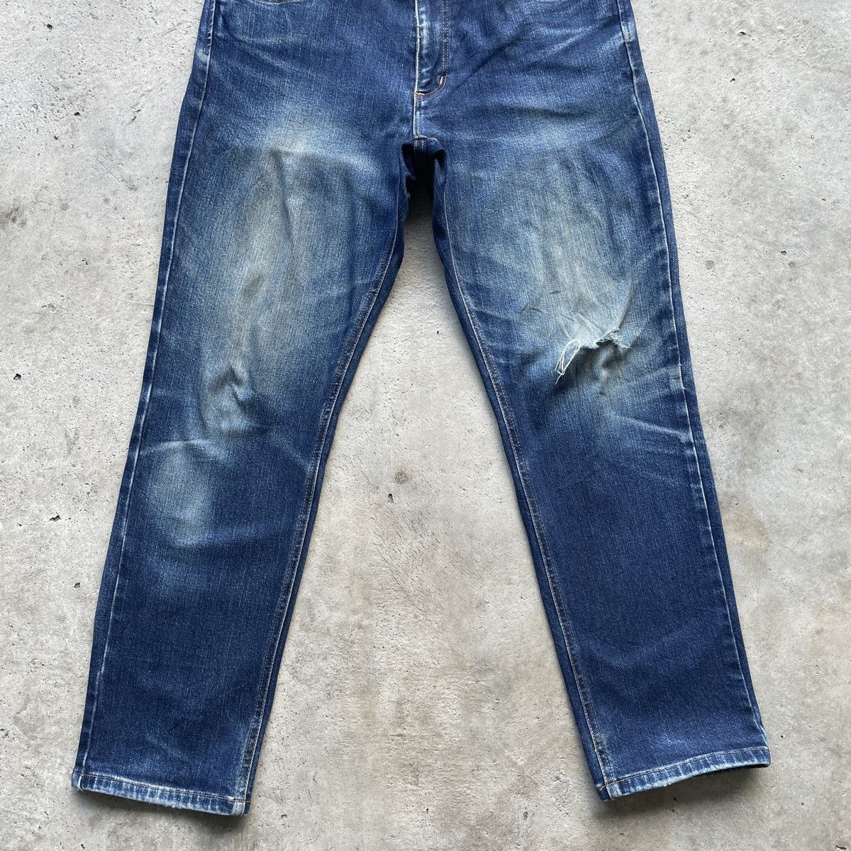 Vintage Vintage Wrangler Faded Distressed Denim Jeans Pants W30 Size US 30 / EU 46 - 4 Thumbnail