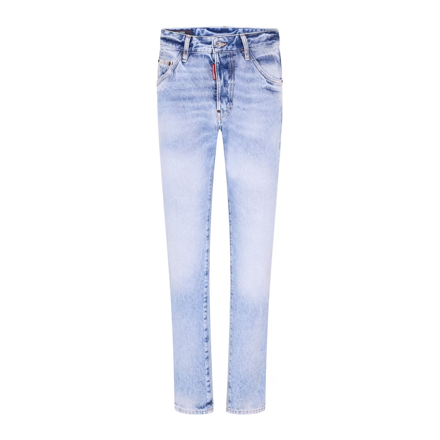 Dsquared2 o1g2r1mq0426 Denim Straight Leg Jeans in Blue Size US 34 / EU 50 - 1 Thumbnail