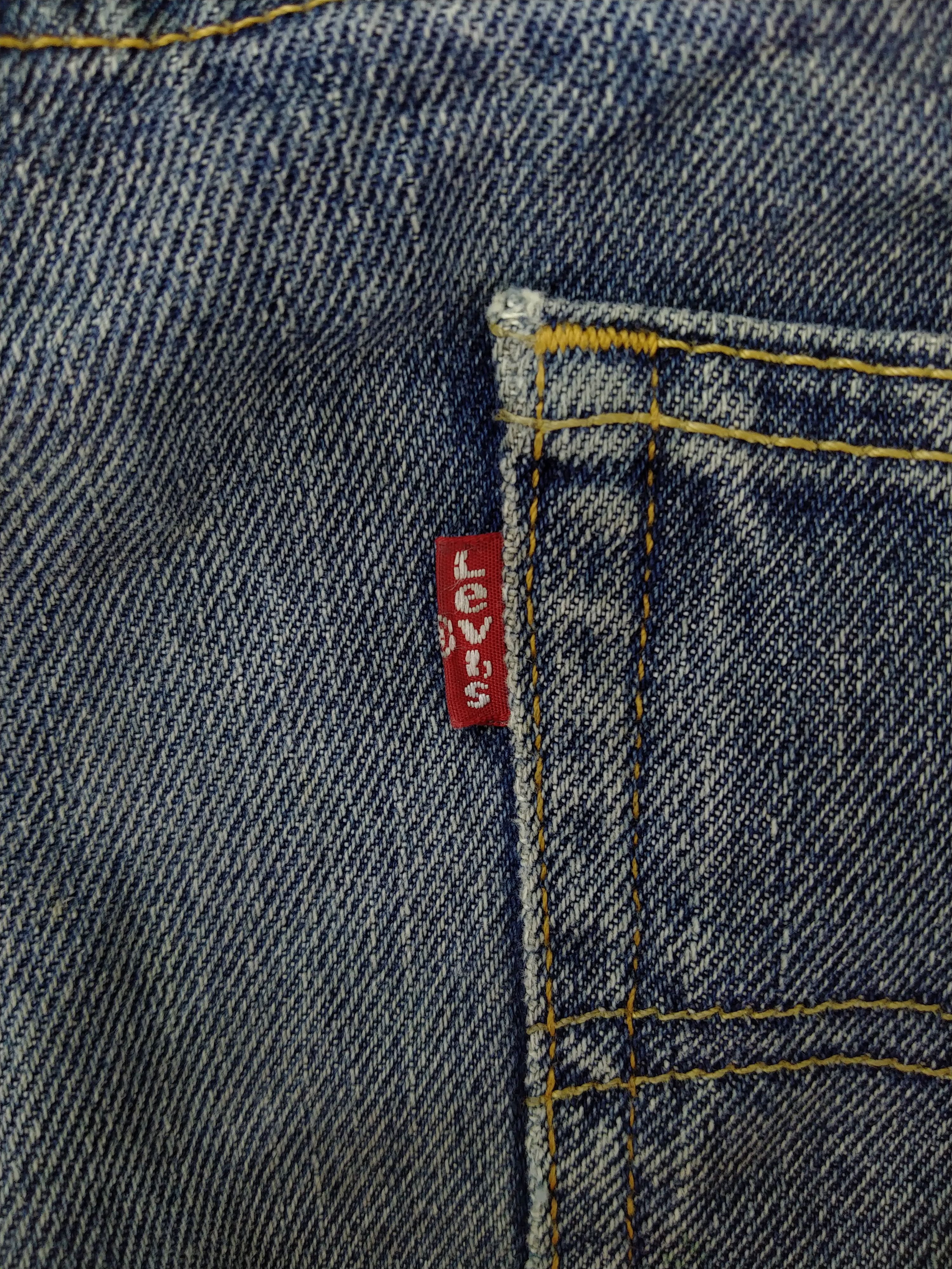 Levi's Distressed Blue Vintage Levi's 505 Denim 31x29.5 -JN146 Size US 31 - 15 Thumbnail