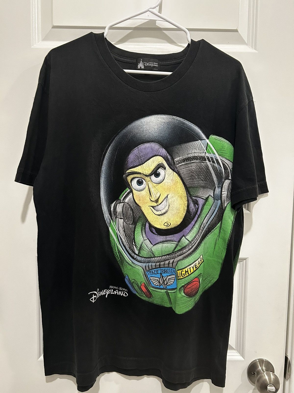 Disney Buzz Lightyear Rare Hong Kong Disney Toy Story Shirt Black | Grailed