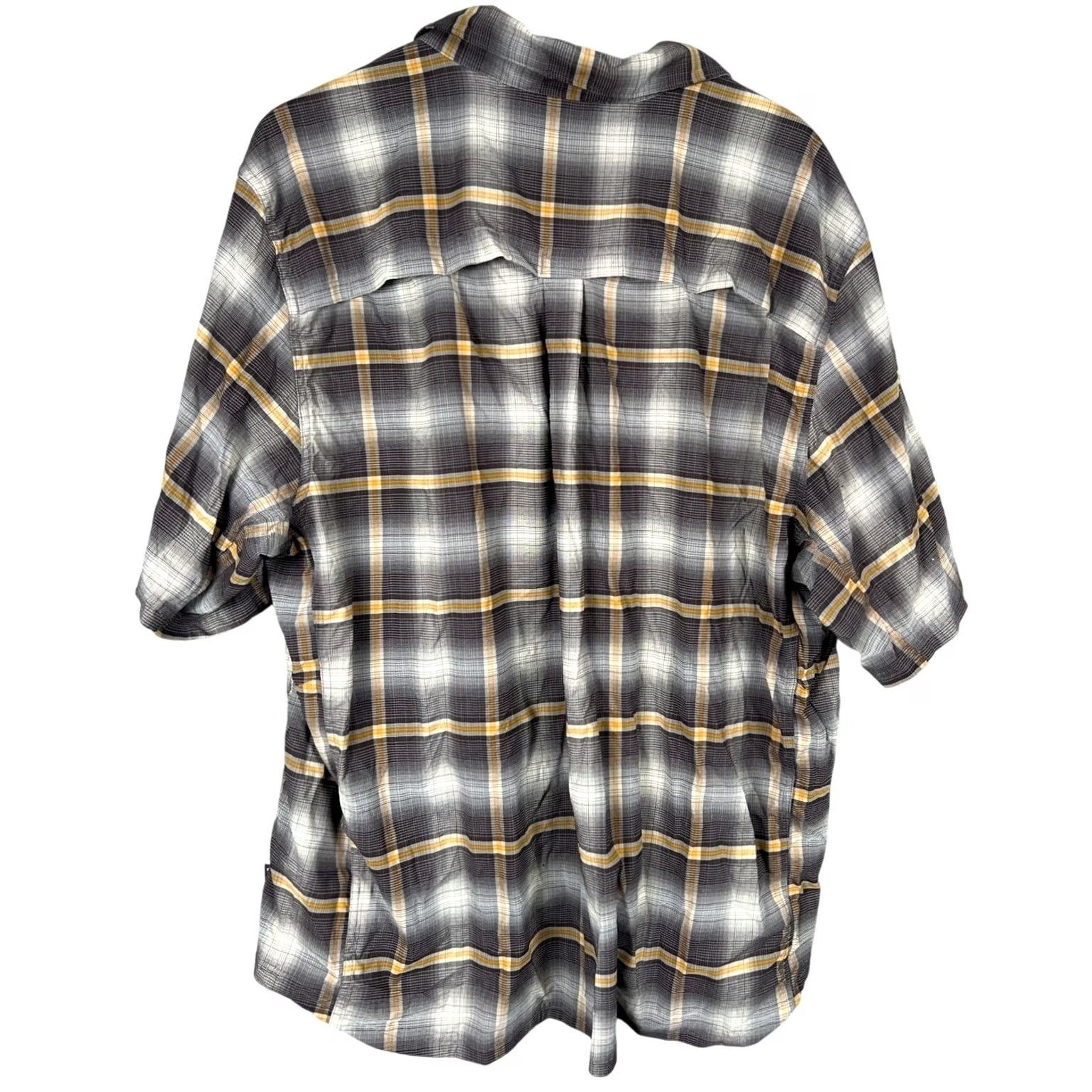 Vintage REI CO Op Plaid Button Down Short Sleeve XL Men's Size US 36 / EU 52 - 2 Thumbnail