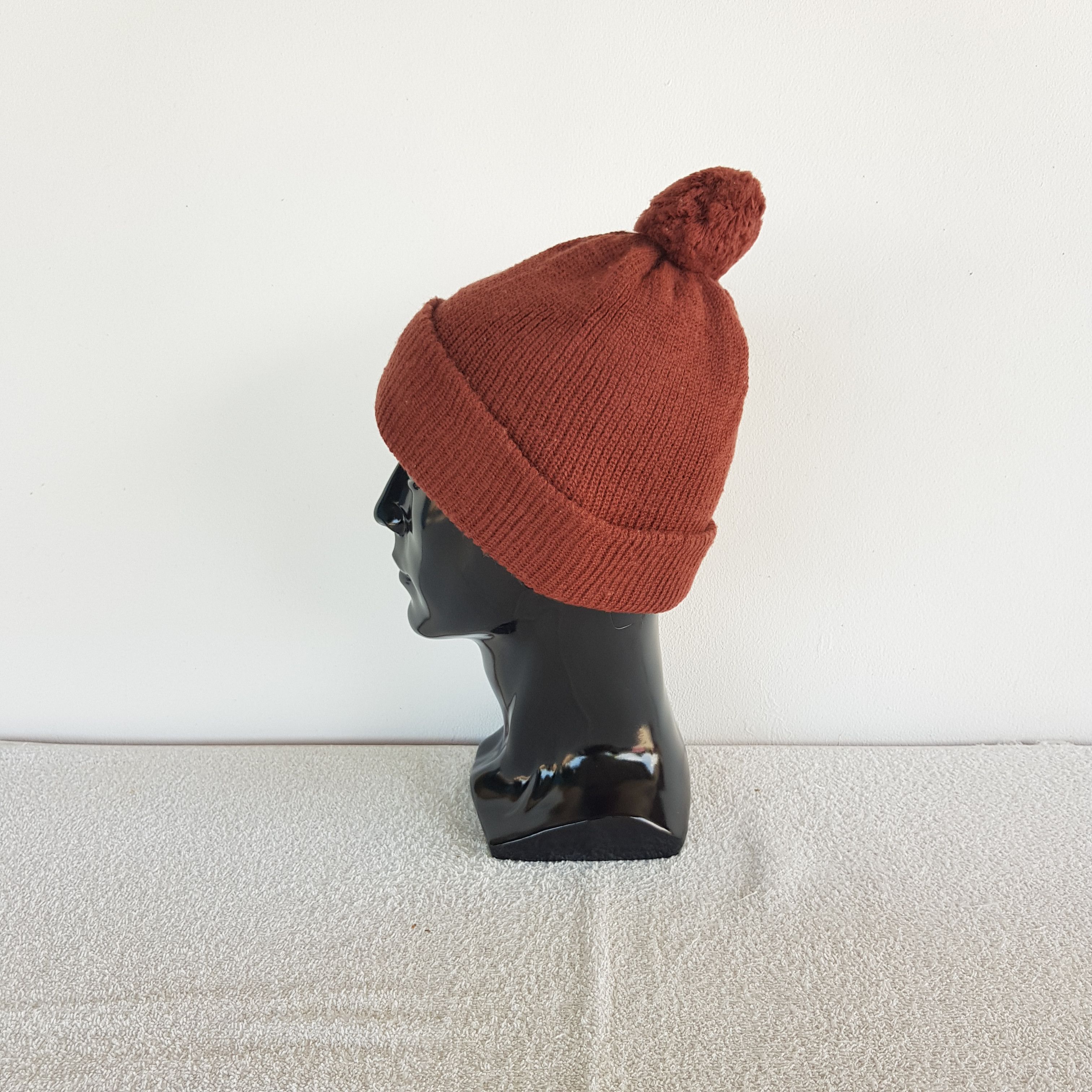 Japanese Brand Vintage Mezzo Piano Beanie Ribbed Knit Snow Caps Hats. Size ONE SIZE - 4 Thumbnail