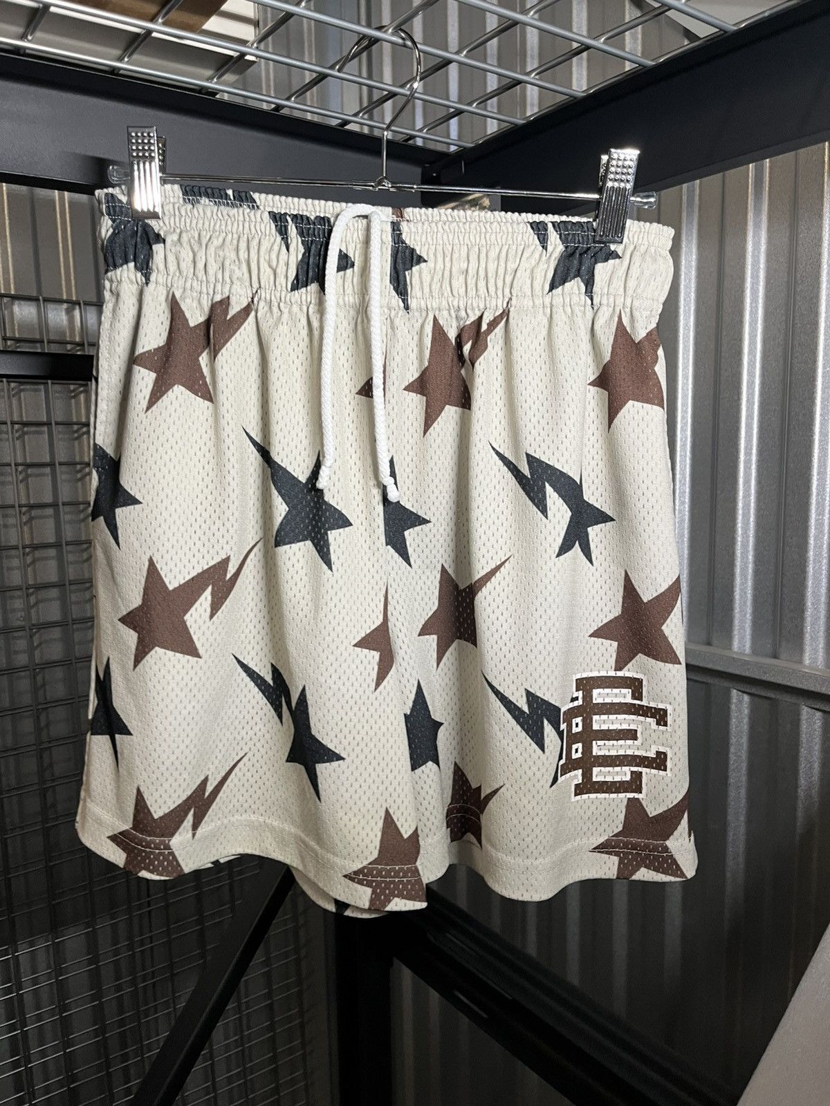 Eric Emanuel Eric Emanuel x Bape Logo Short RARE Size US 30 / EU 46 - 1 Thumbnail