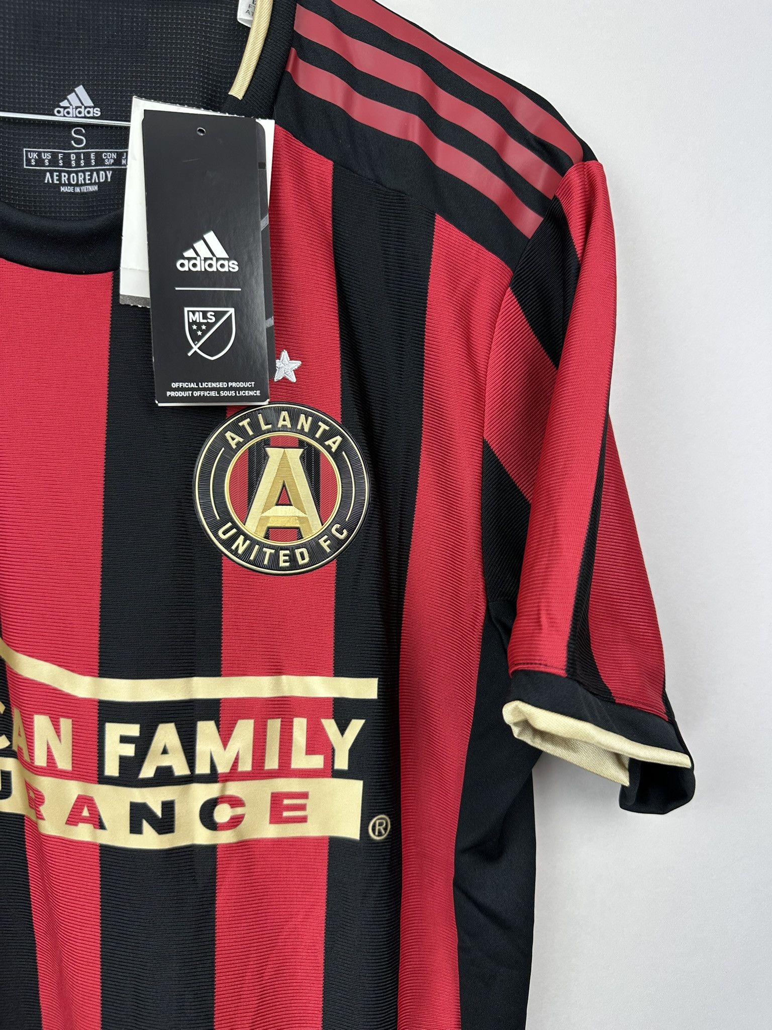 Adidas BNWT PLAYER ISSUE Atlanta United FC 2019/20 Home [S] Size US S / EU 44-46 / 1 - 4 Thumbnail