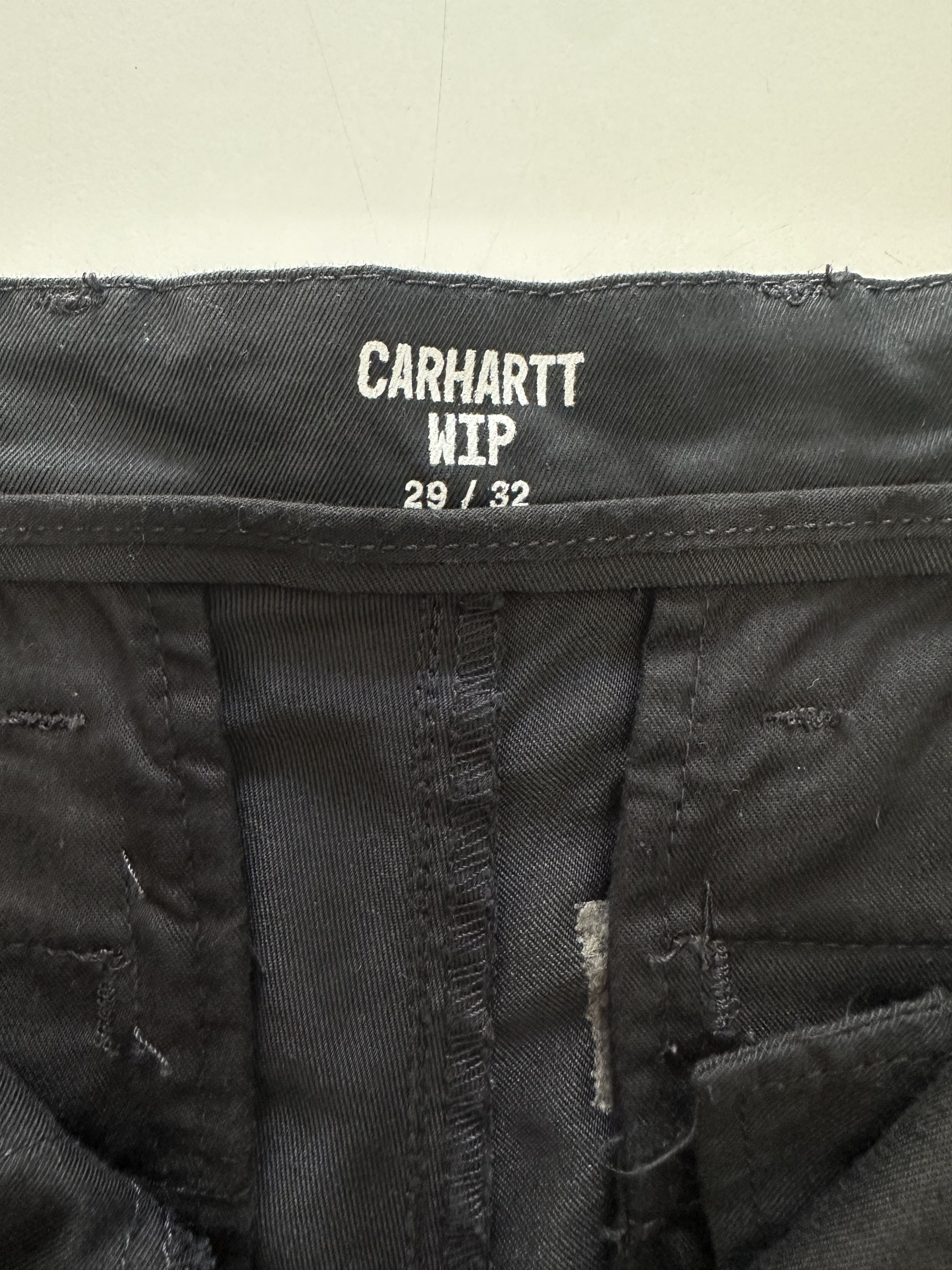 Carhartt Carhartt WIP Pants Men 29x32 BLACK Utility Chinos Workwear Size US 29 - 2 Thumbnail