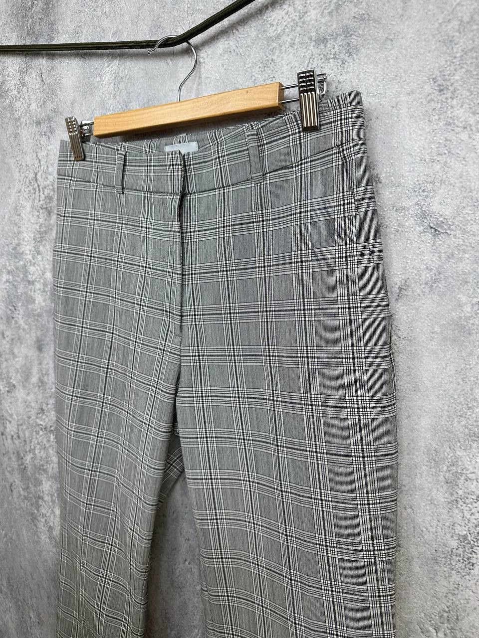 Jigsaw Jigsaw Check Pants Plaid Straight Leg Trousers Wool Blend Size 27" / US 4 / IT 40 - 5 Thumbnail