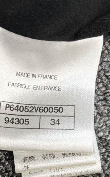 Chanel Chanel Roof Series Black-Silver Spliced Satin Coat K12 Size XXS / US 00 / IT 34 - 8 Thumbnail