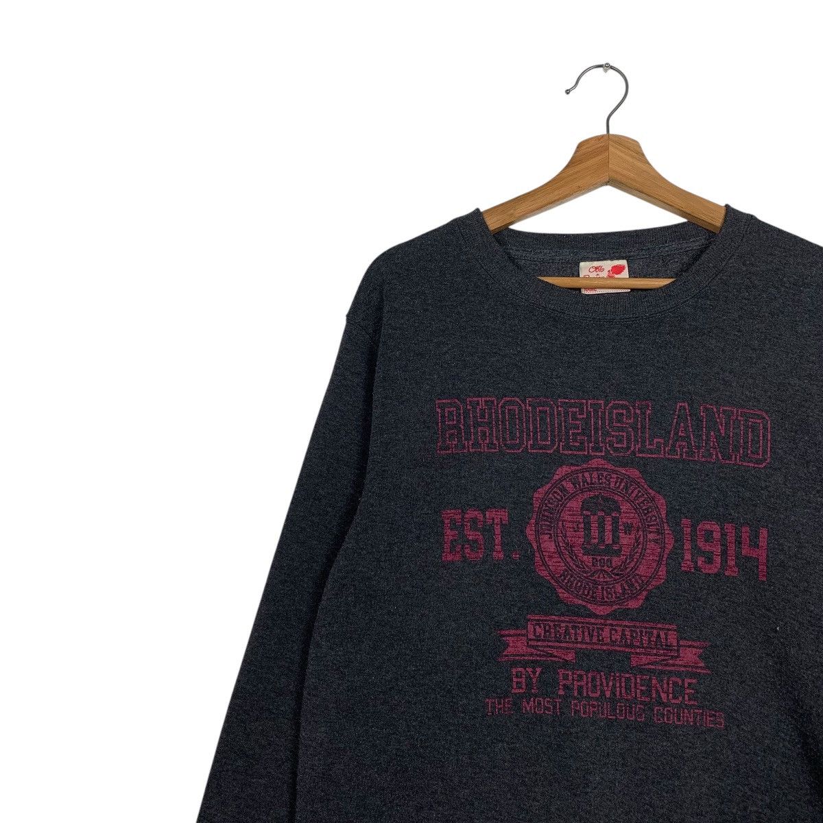 Japanese Brand Rhode Island Crewneck Sweatshirt Size US L / EU 52-54 / 3 - 6 Thumbnail