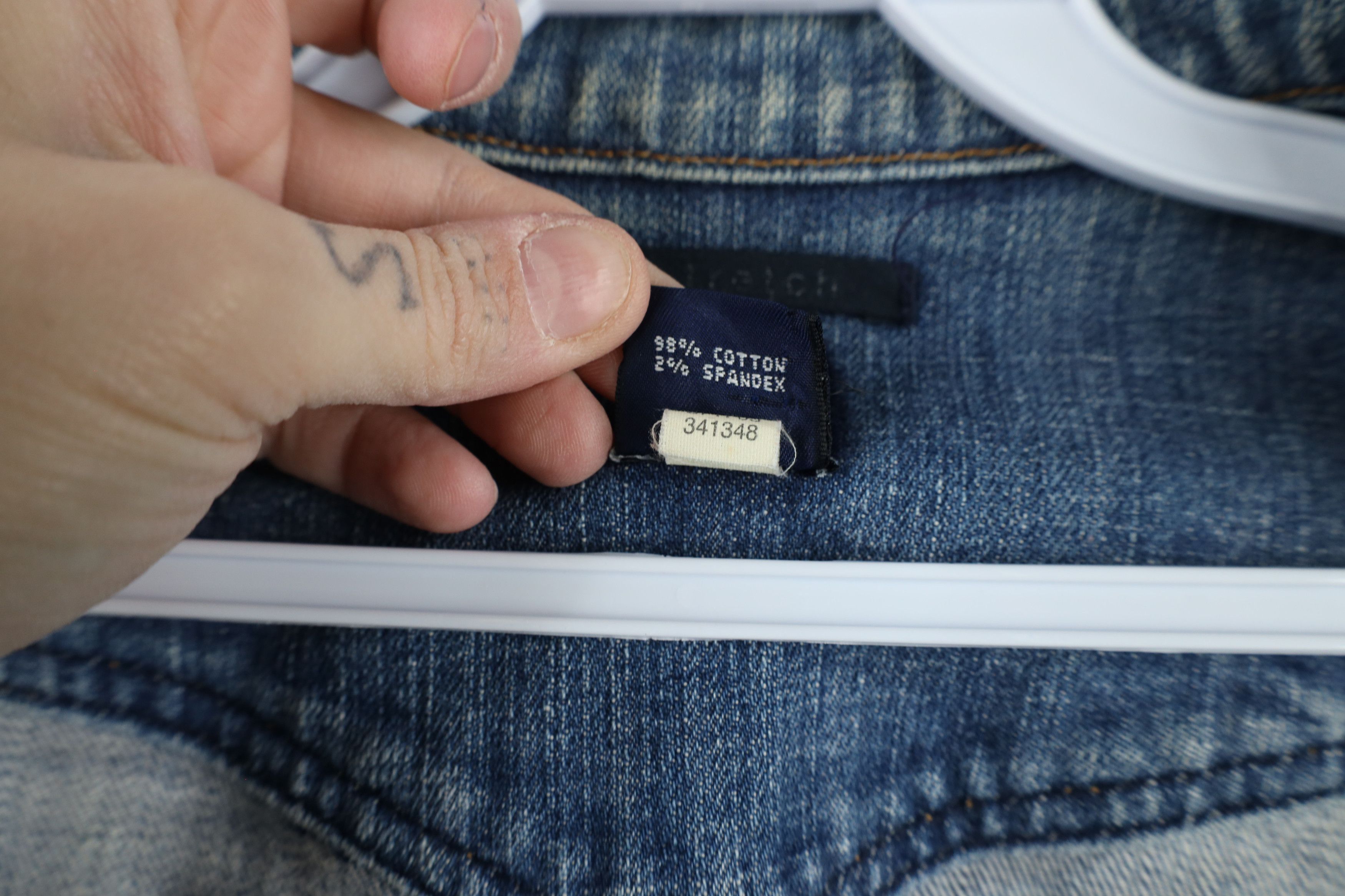 Gap × Vintage Vintage Y2K 2003 Gap Stretch Denim Western Button Jacket Size S / US 4 / IT 40 - 11 Thumbnail