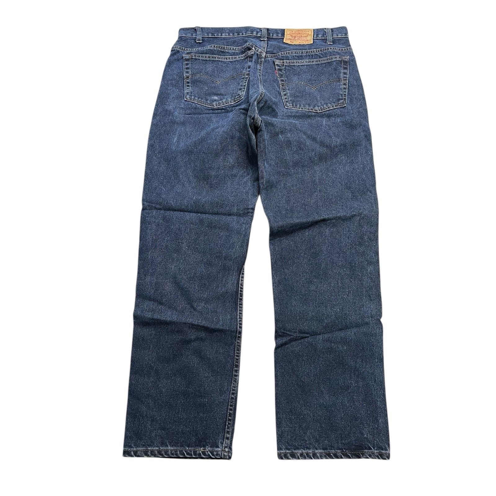 Levi's Levi’s 501 Jeans USA Button Fly Dark Wash 80s Sz 35x29.5 Size US 38 / EU 54 - 2 Thumbnail