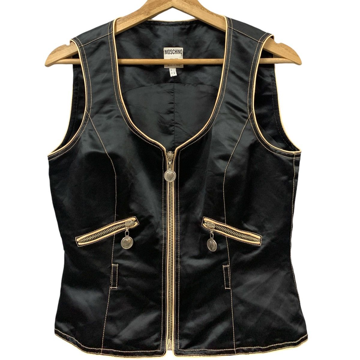 Moschino Moschino Jeans Vest Jacket Size L / US 10 / IT 46 - 2 Thumbnail