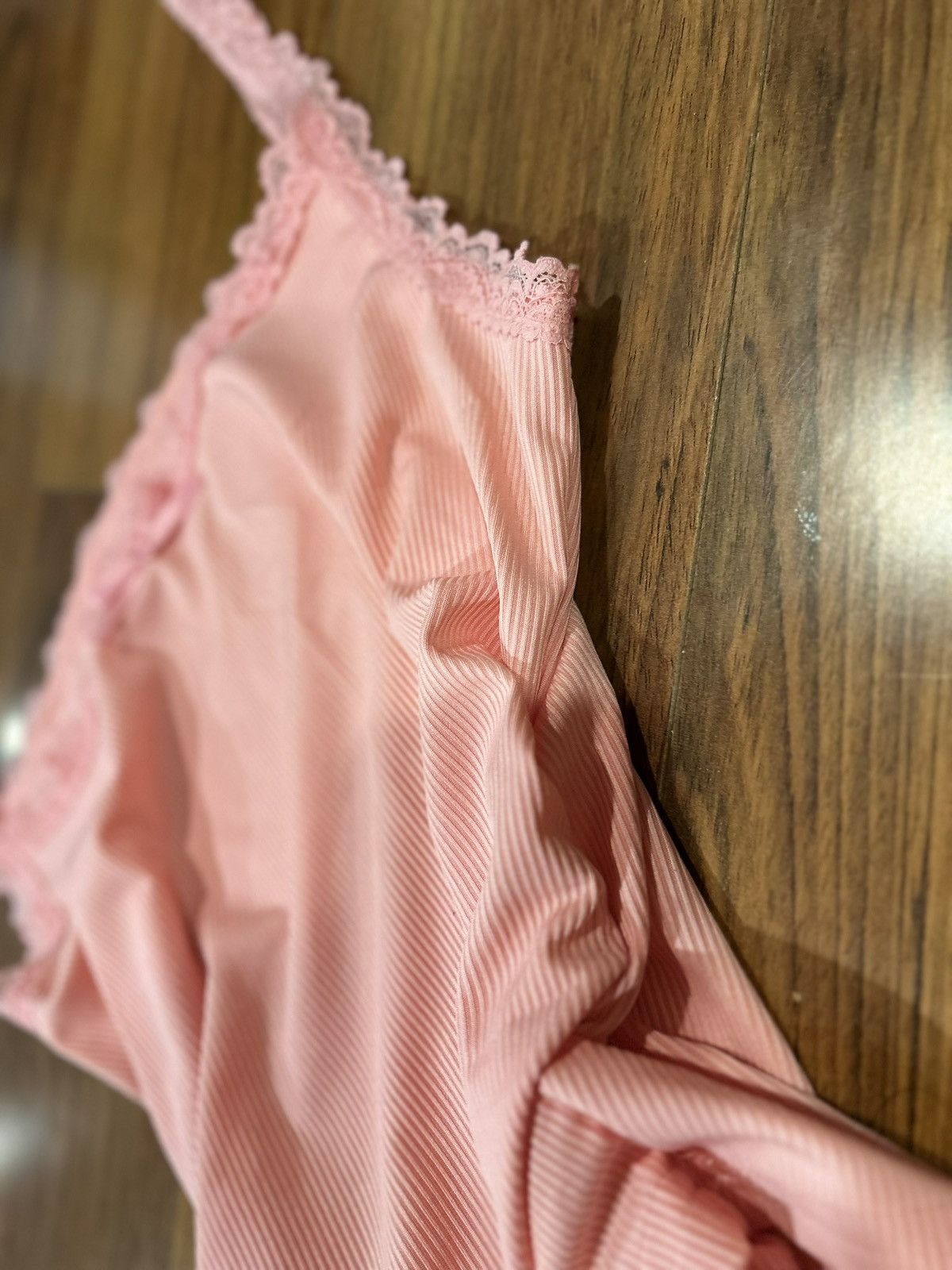 Shein Medium Pink Lace Tank Top Size M / US 6-8 / IT 42-44 - 3 Thumbnail