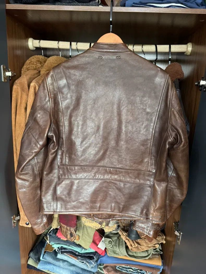 RRL Ralph Lauren RRL Ralph Lauren Diagonal leather jacket Size US M / EU 48-50 / 2 - 5 Thumbnail
