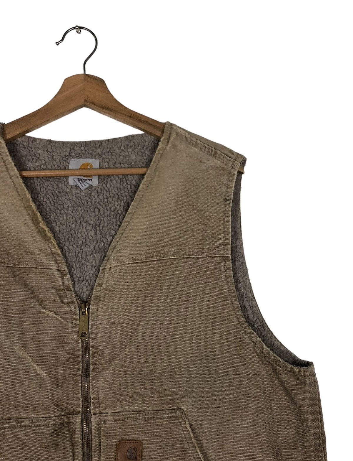 Carhartt 🔥VINTAGE TANK TOP WORK CARHARTT SHEARLING BLANKET Size US L / EU 52-54 / 3 - 8 Thumbnail
