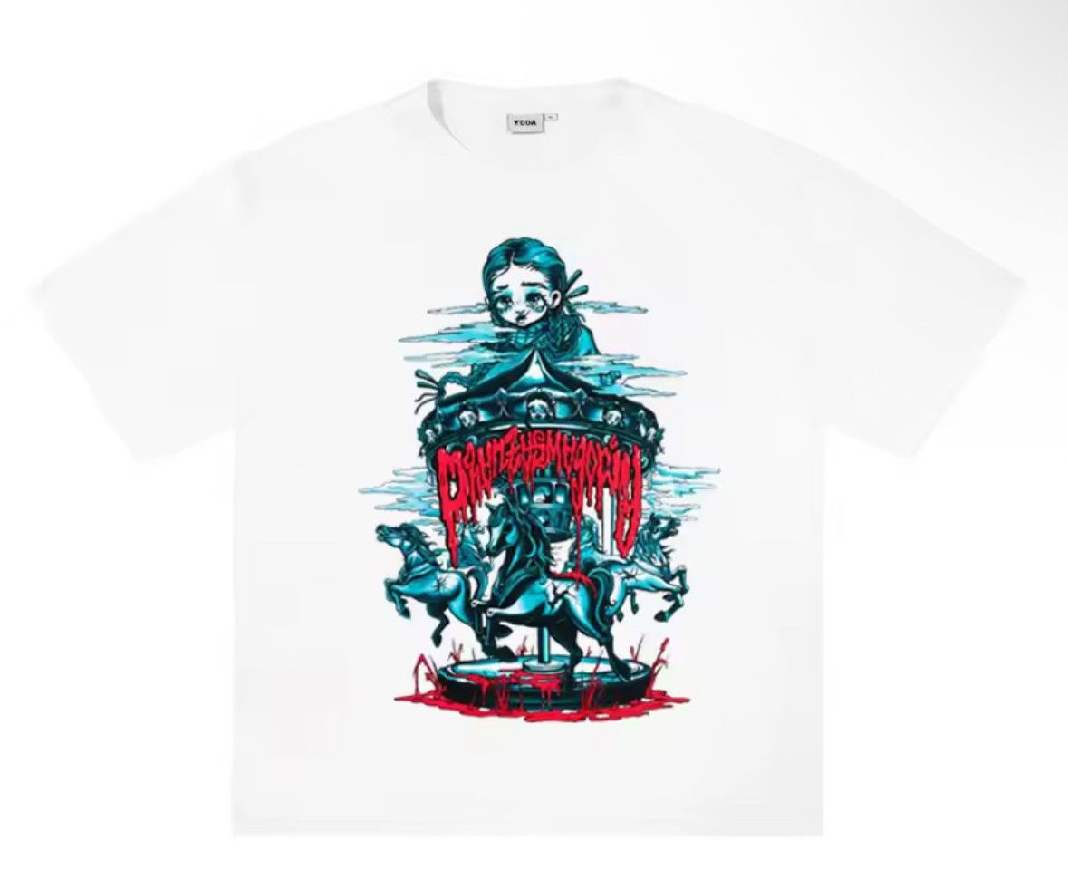 Other Streetwear Y2K Gothic Crying Angel Circus Good Print T-Shirt Size US L / EU 52-54 / 3 - 1 Thumbnail