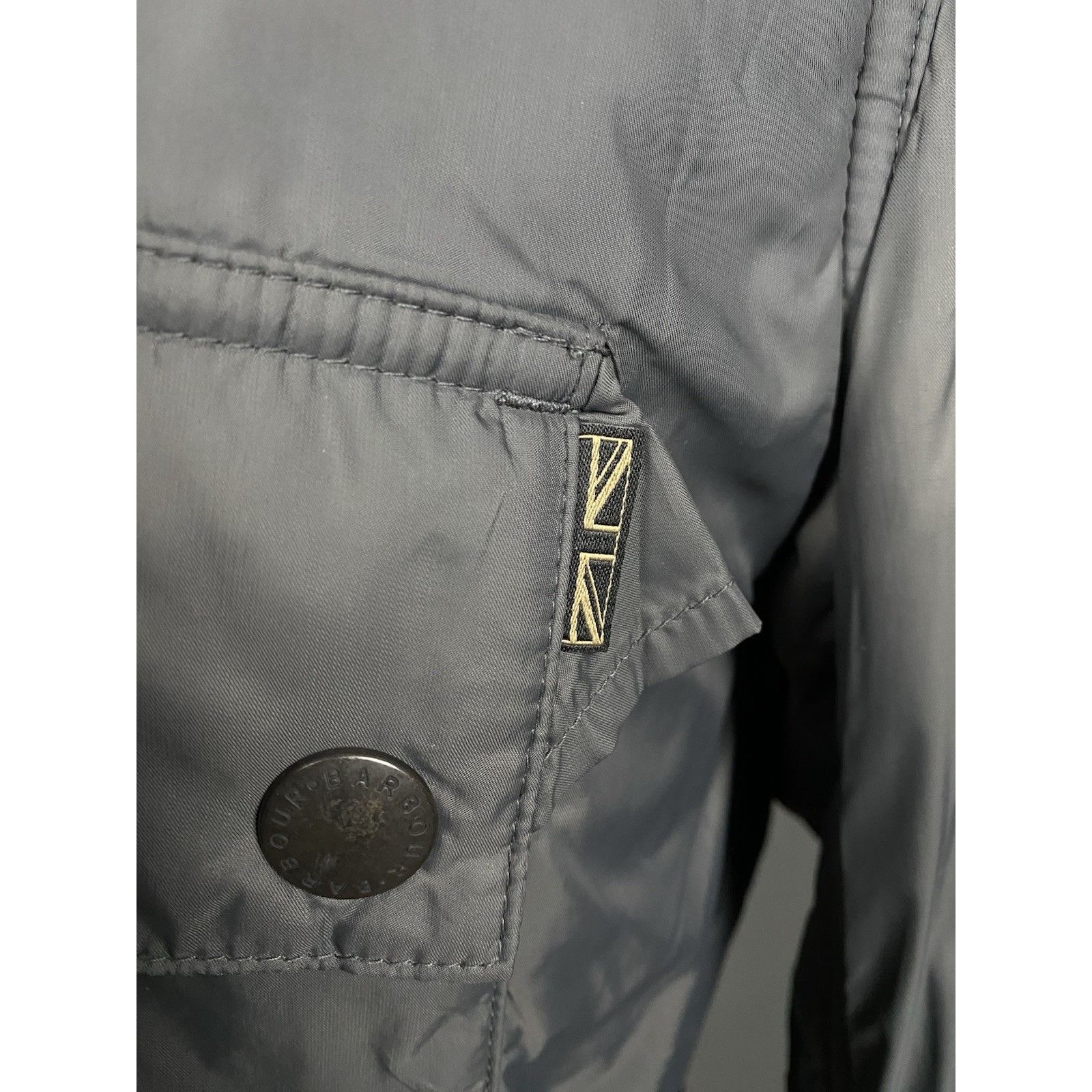 Barbour Barbour International Men's Gray Padded Belted Motorcycle Ja Size US XL / EU 56 / 4 - 10 Thumbnail