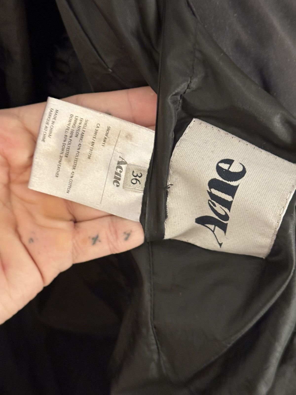 Acne Studios Acne Studios Black Parkas Down Jacket 36/S Size S / US 4 / IT 40 - 13 Thumbnail
