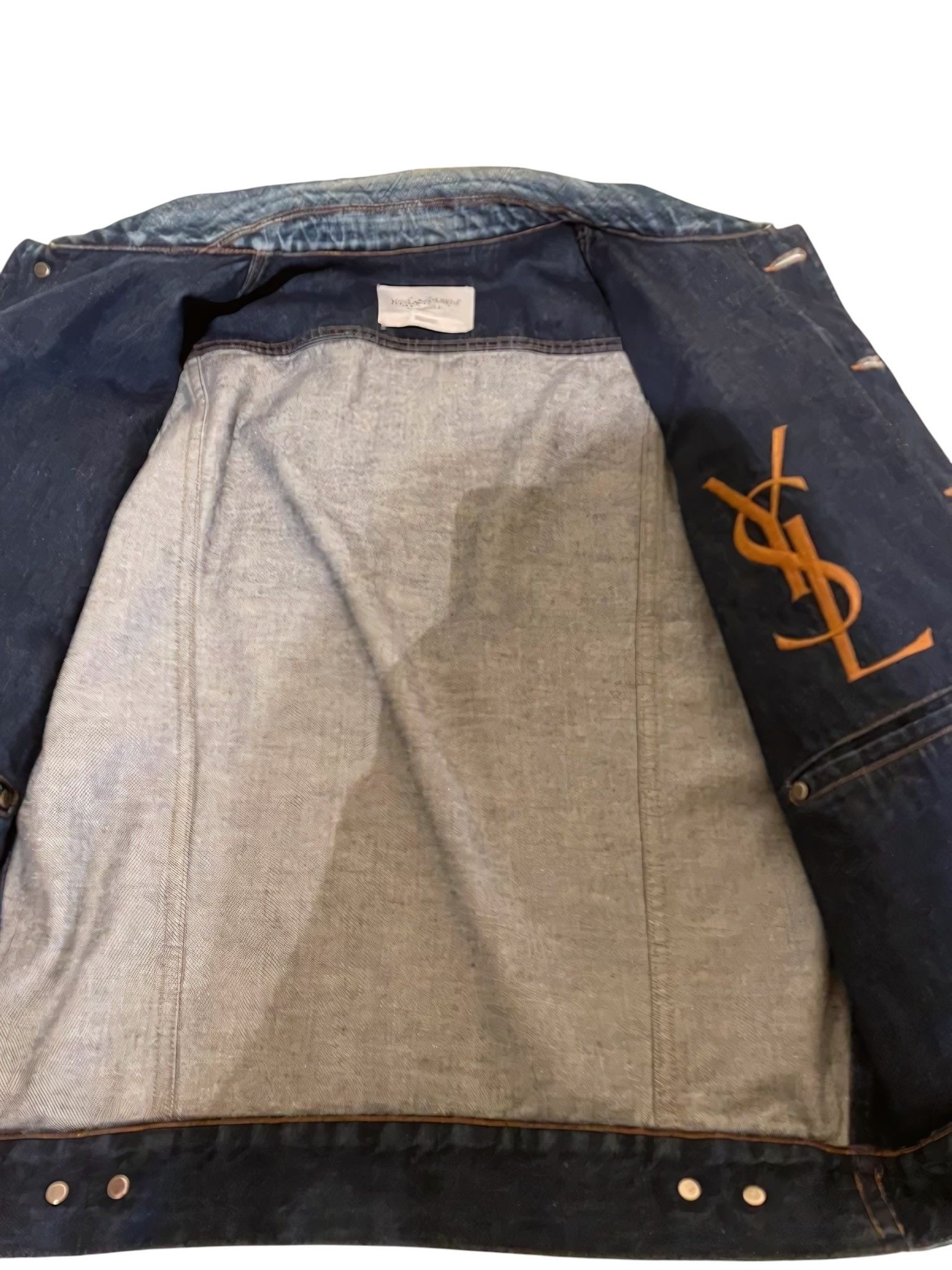 Yves Saint Laurent YSL RIVE GAUCHE BY TOM FORD DENIM JACKET Size US M / EU 48-50 / 2 - 6 Thumbnail