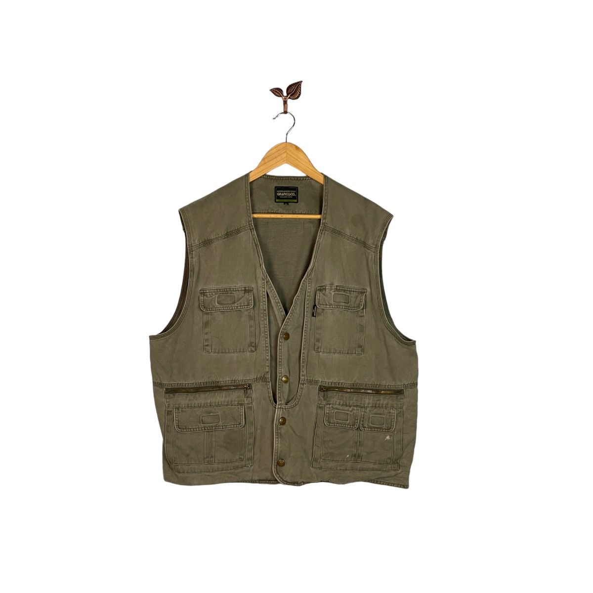 Japanese Brand Grancisco Multipocket Tactical Vest Size US XXL / EU 58 / 5 - 1 Thumbnail