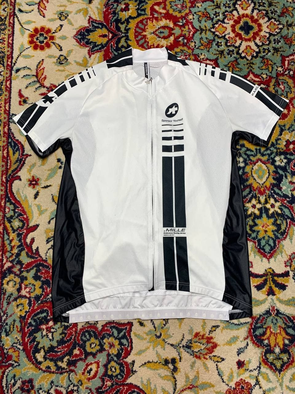 Vintage Assos SS.Mille Cycling Short Sleeve Jersey White Men’s Size US XL / EU 56 / 4 - 1 Thumbnail