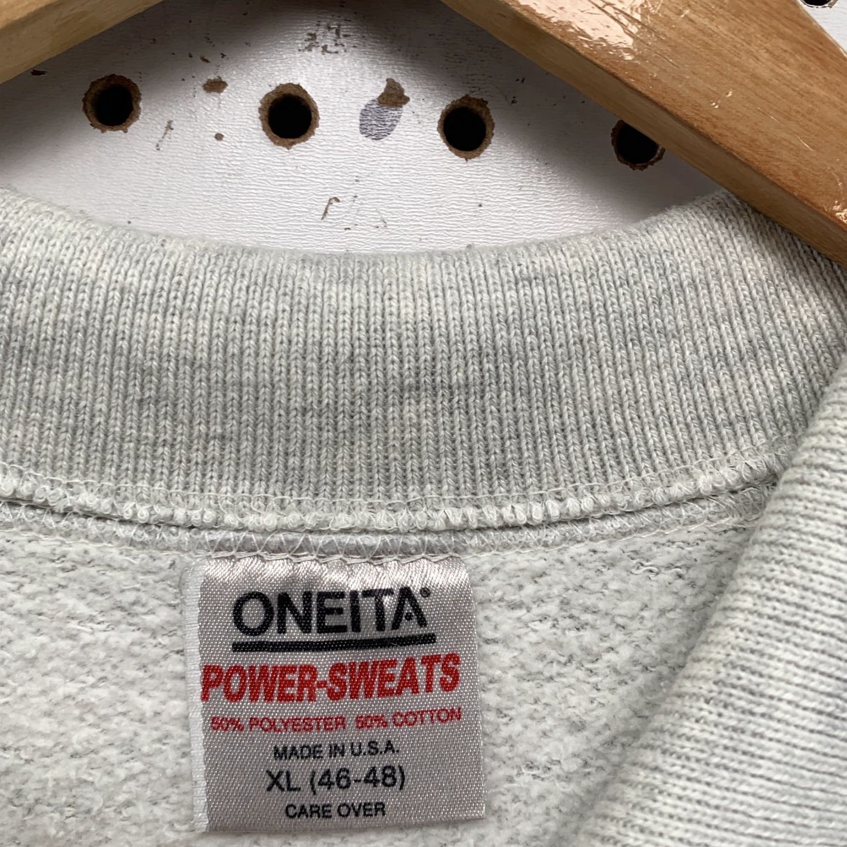 Vintage VINTAGE Oneita California Palm Trees Collared Sweatshirt Womens XL Gray Fleece USA - Pullover, Long Sleeve, Logo, Winter/Spring, Adult Women Size XL / US 12-14 / IT 48-50 - 2 Thumbnail