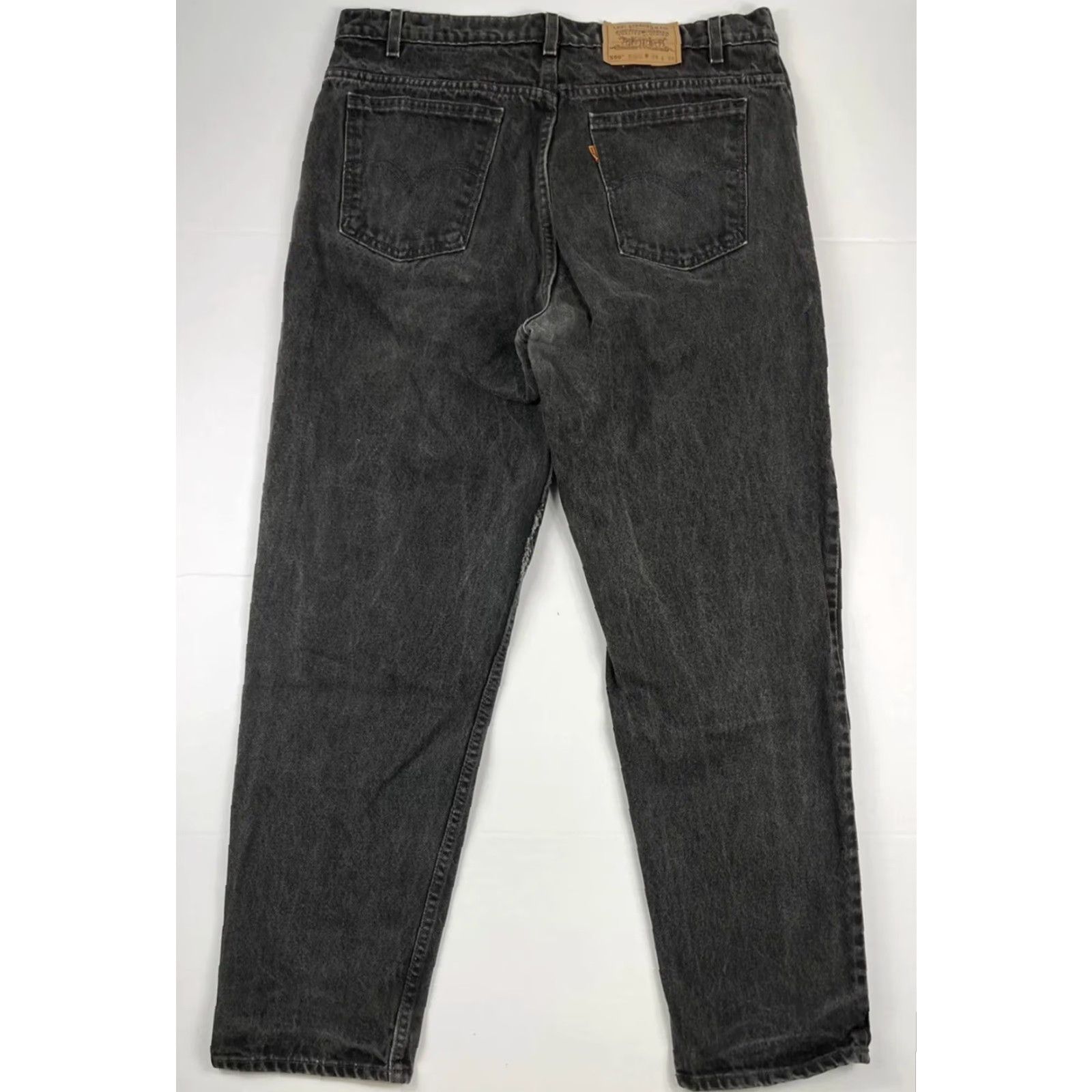 Levi's VINTAGE Levi's 550 Jeans Men's 38x30 Black Denim Relaxed Fit 90s USA Made Size US 38 / EU 54 - 2 Thumbnail