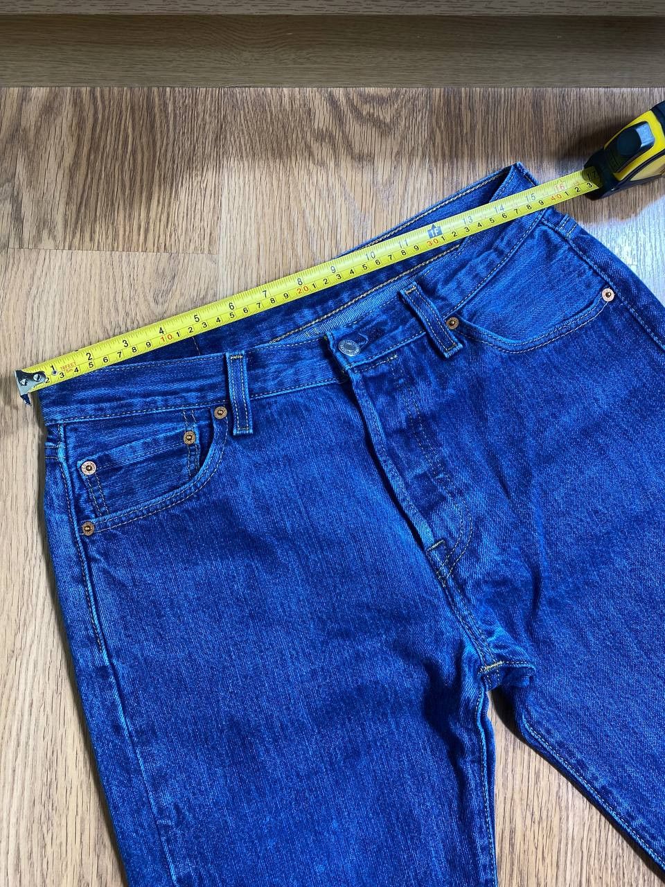 Levi's VINTAGE LEVIS 501 DISTRESS BLUE WASH JEANS Size US 30 / EU 46 - 17 Thumbnail