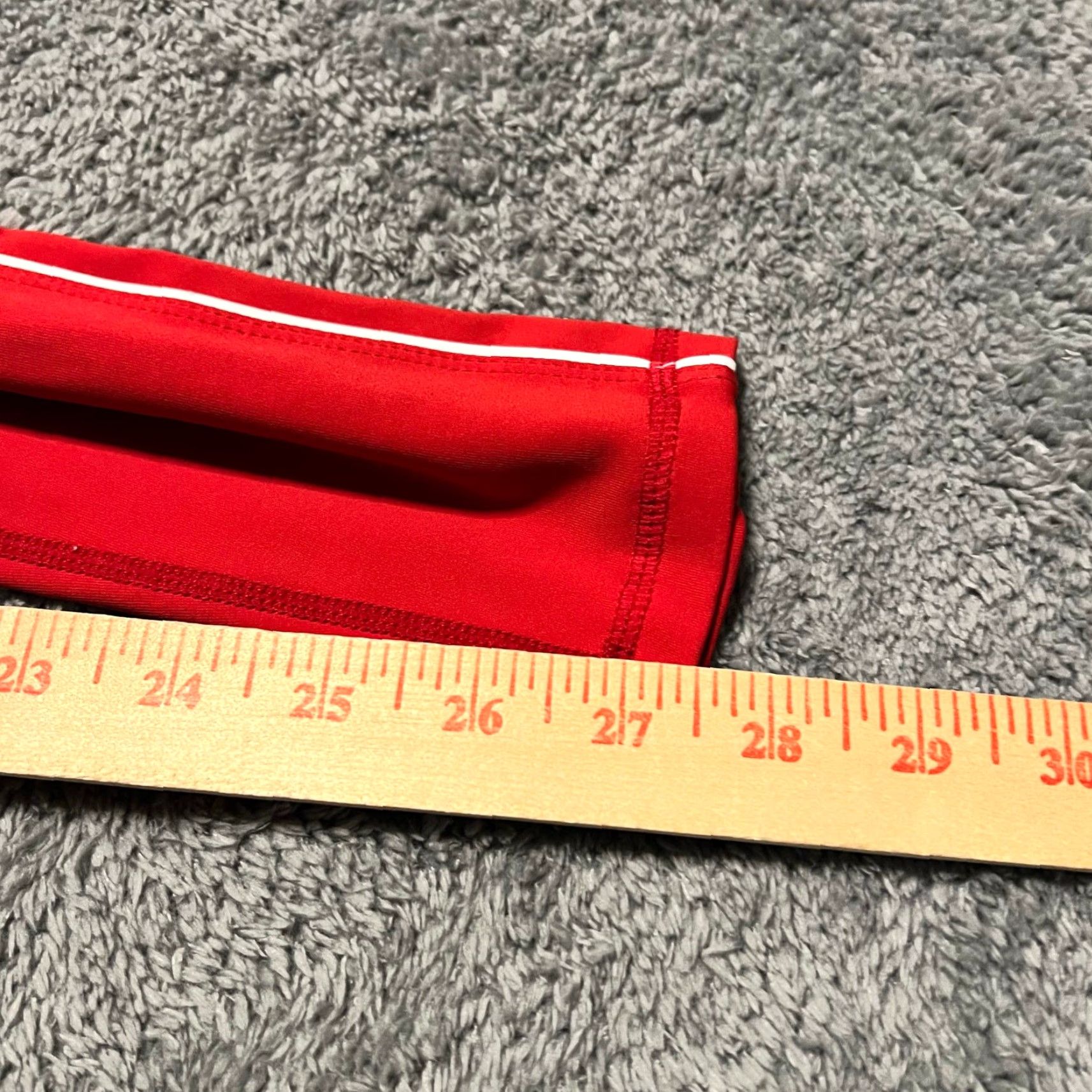Vintage Zyia Active Leggings Womens 6 Regular Red Side Stripe Ankle Pants 6-8 Womens Retro? Size 28" / US 6 / IT 42 - 8 Thumbnail