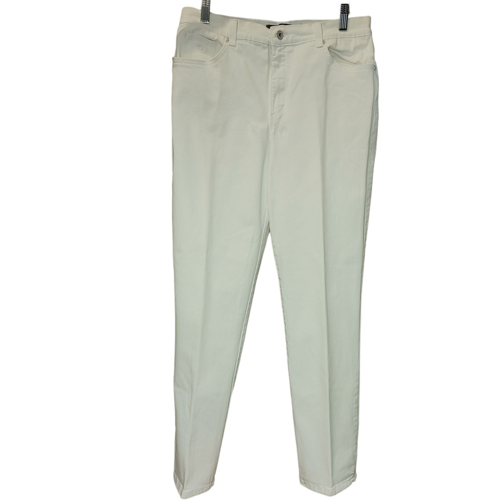 Gloria Vanderbilt Gloria Vanderbilt Women's White Missy Amanda Jeans 10 Size 32" / US 10 / IT 46 - 1 Thumbnail