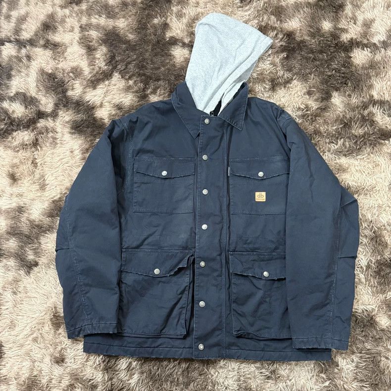 Balenciaga Carhartt four bags of washed old hooded cotton-