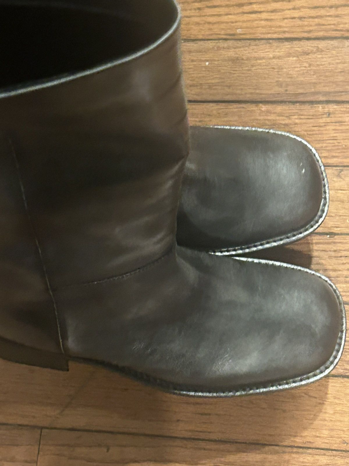 H&M H&M Rustic Gray Leather Size US 8 / IT 38 - 7 Thumbnail
