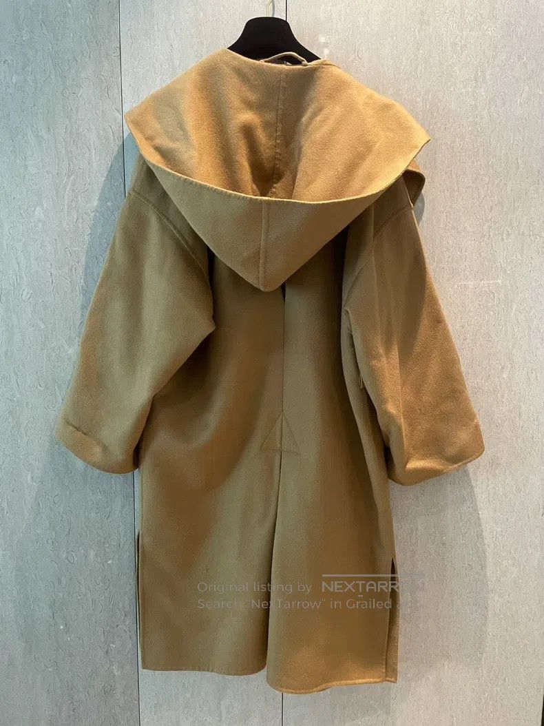 Loewe Loewe Cape Hooded Beige Wool Overcoat Size XS / US 0-2 / IT 36-38 - 2 Thumbnail