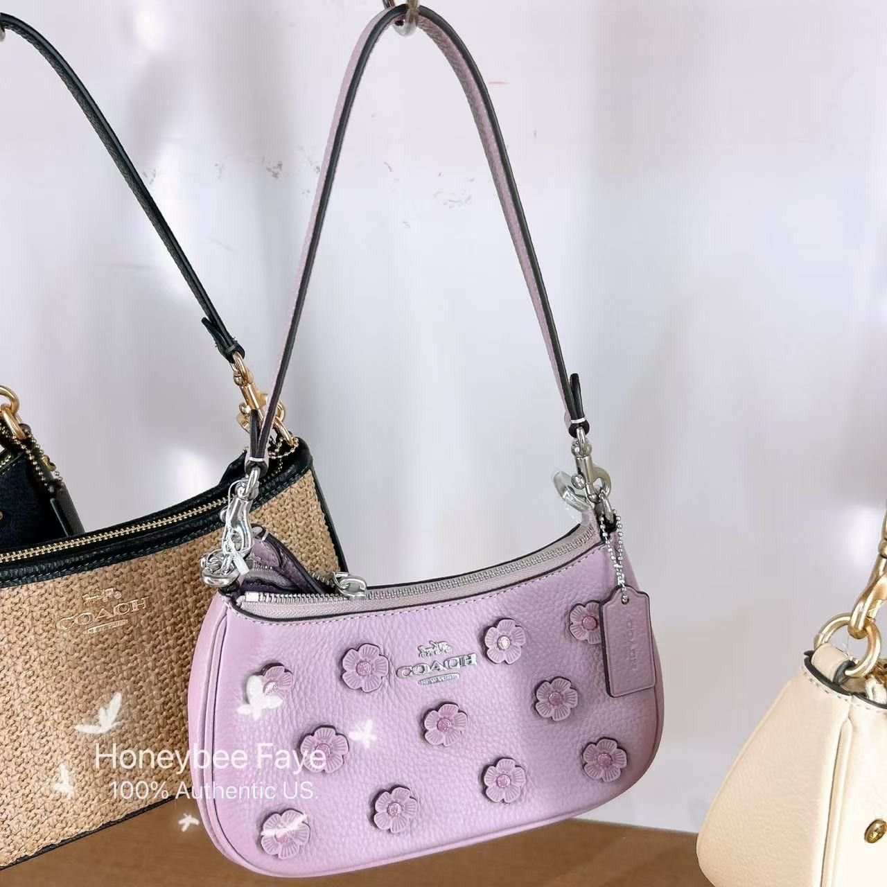 Coach NWT Coach Teri Mini Crossbody Bag With Floral Applique CAJ98 Size ONE SIZE - 2 Thumbnail