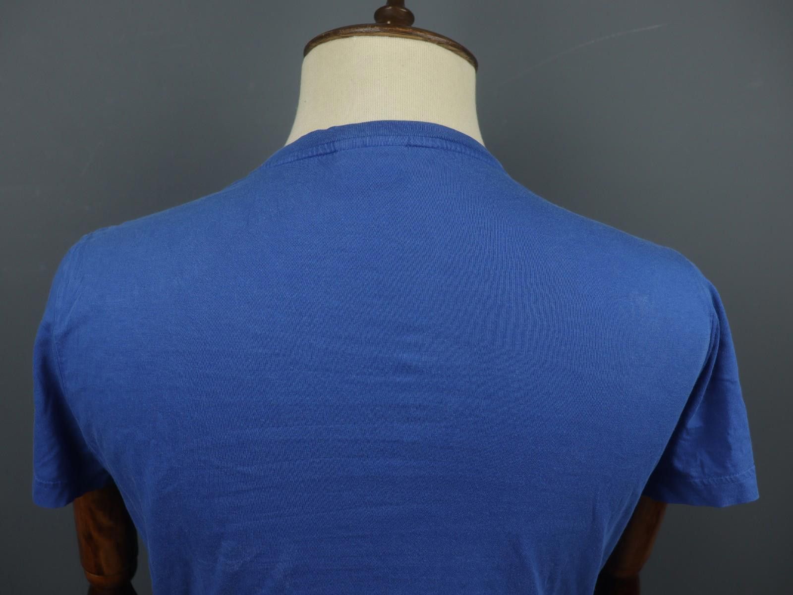 Lacoste Lacoste Blue Graphic Logo Cotton Crew Neck T-Shirt Size 4 Size US M / EU 48-50 / 2 - 8 Thumbnail