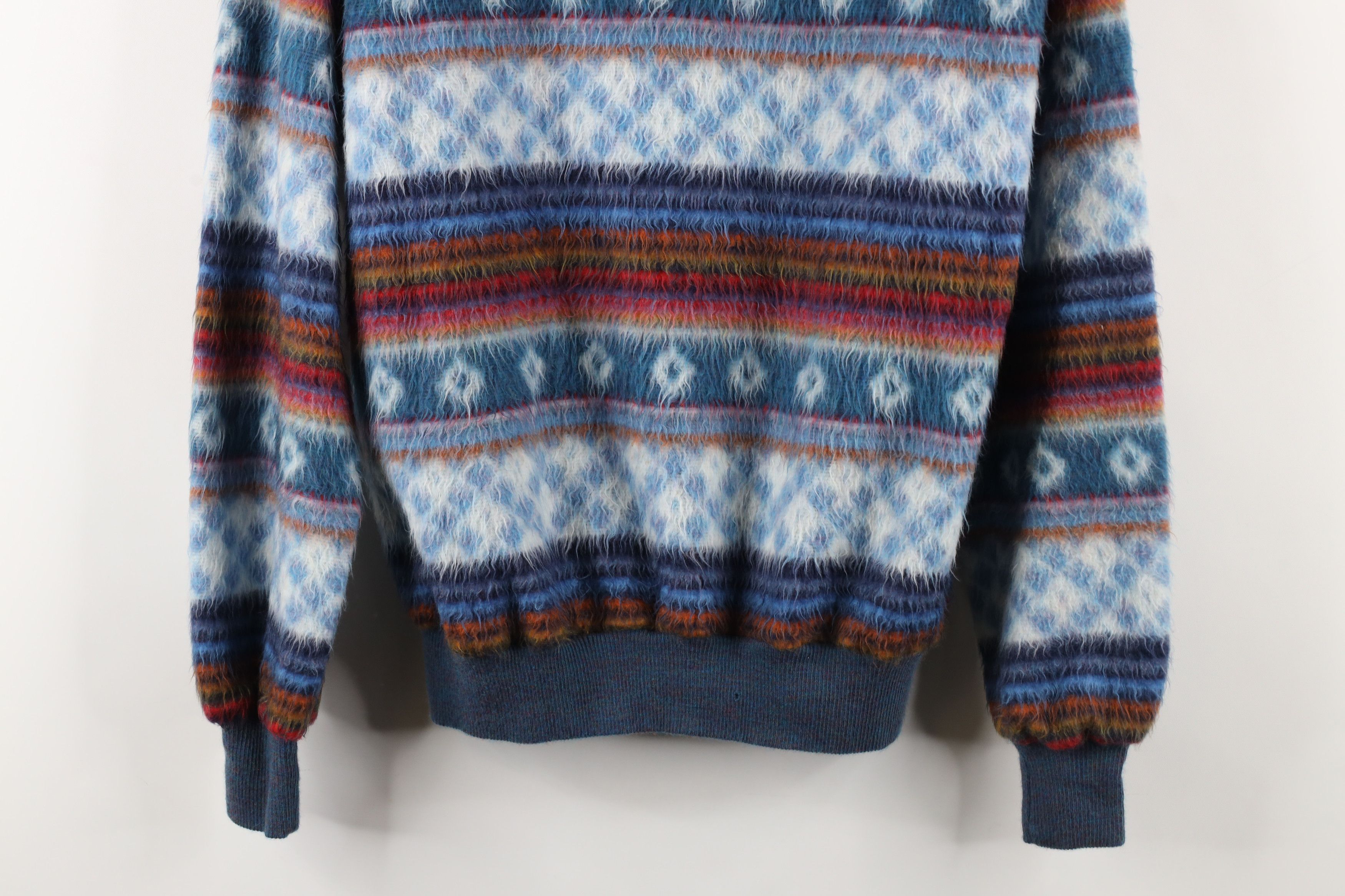 Vintage Vintage 90s Streetwear Southwestern Shag Collared Sweater Size US M / EU 48-50 / 2 - 3 Thumbnail