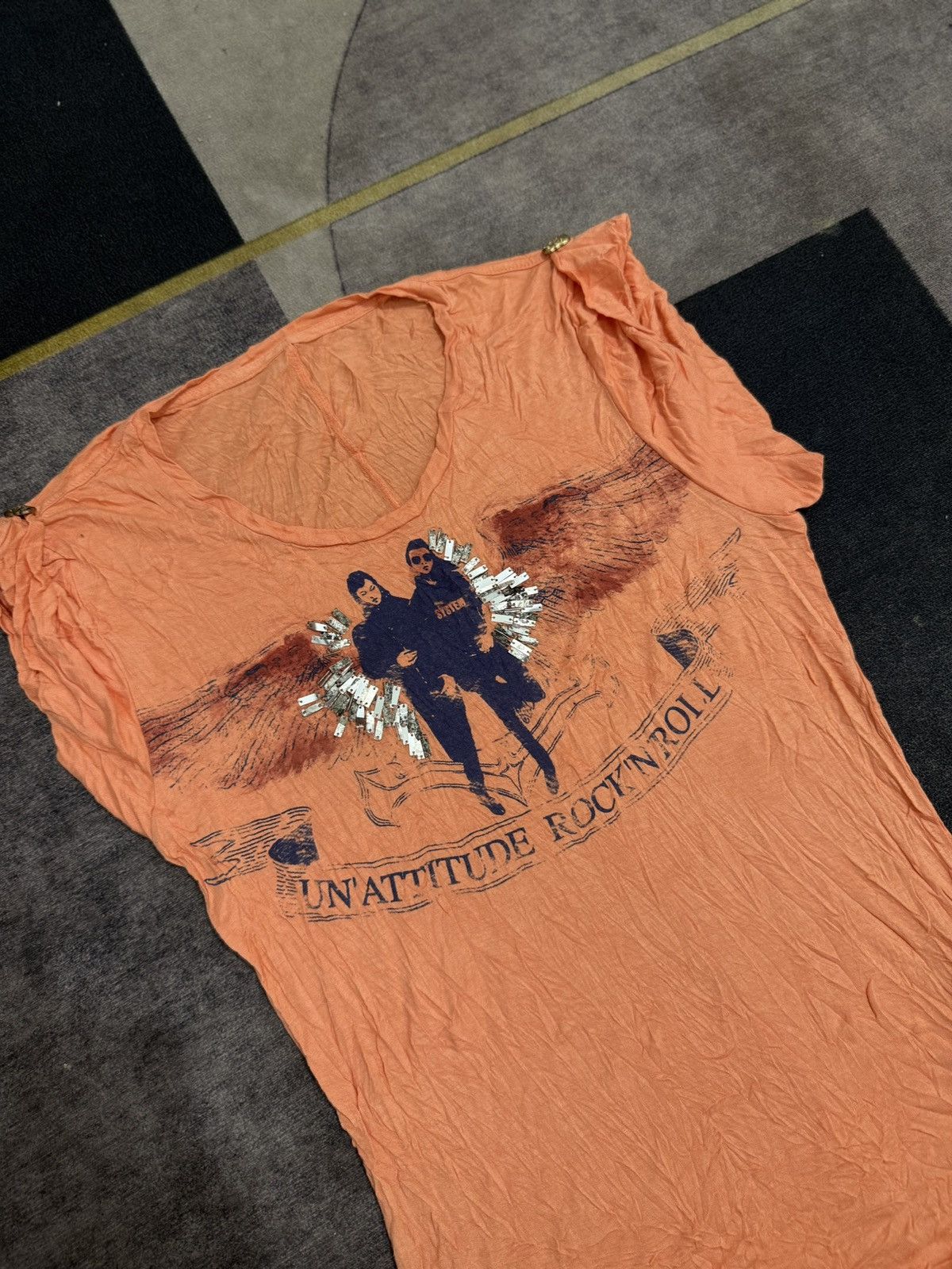 If Six Was Nine SUSTEMA Y2K HIUMEN TSHIRT Size M / US 6-8 / IT 42-44 - 2 Thumbnail