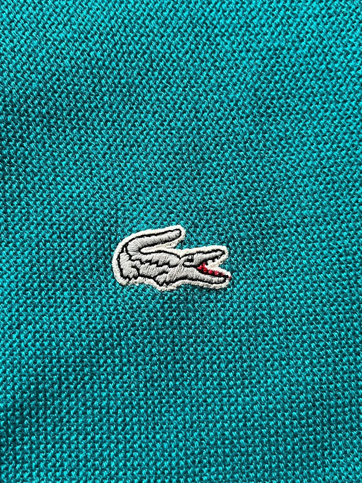 Lacoste OG Lacoste Chemise Sz E / L Vintage 90s Very Rare Aqua Blue Size US L / EU 52-54 / 3 - 6 Thumbnail