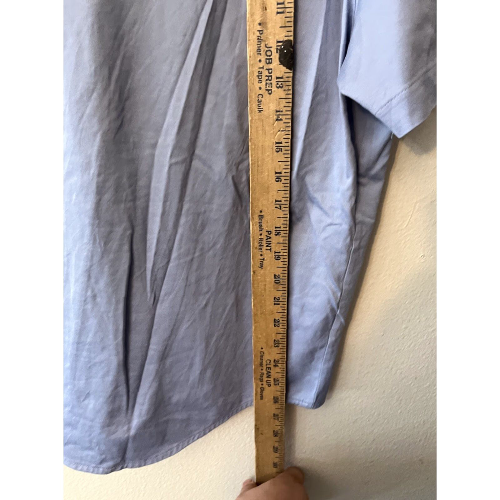Kenneth Cole Kenneth Cole Men's Blue Shirt Short Sleeve XL Cotton Polyester Button-Up Shirt Size US XL / EU 56 / 4 - 4 Thumbnail