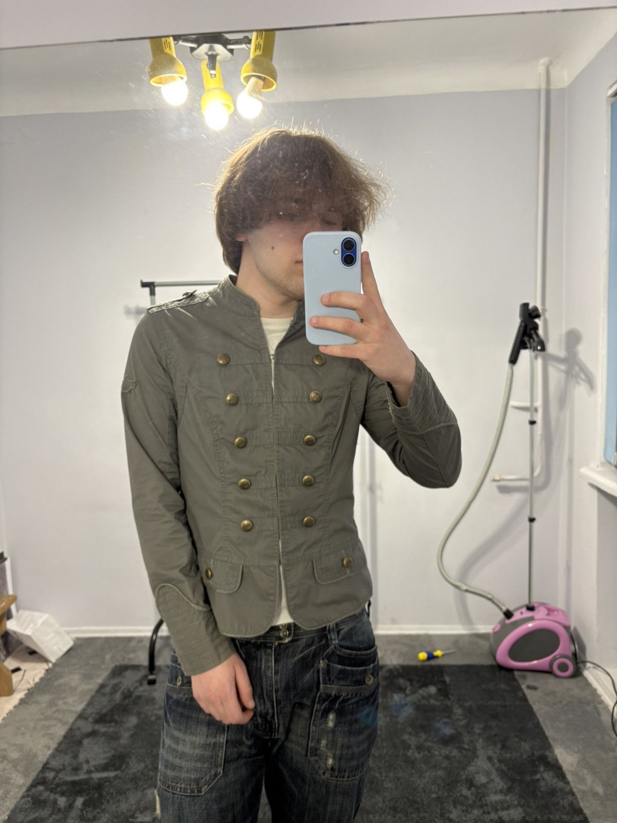 Hysteric Glamour × Undercover 00s Napoleon Military Jacket Coat YSL PPFM Balmain Vibe Size L / US 10 / IT 46 - 2 Thumbnail