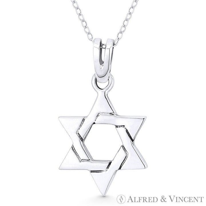 Other Star of David / Jewish Magen Pendant in 925 Sterling Silver Size ONE SIZE - 1 Preview